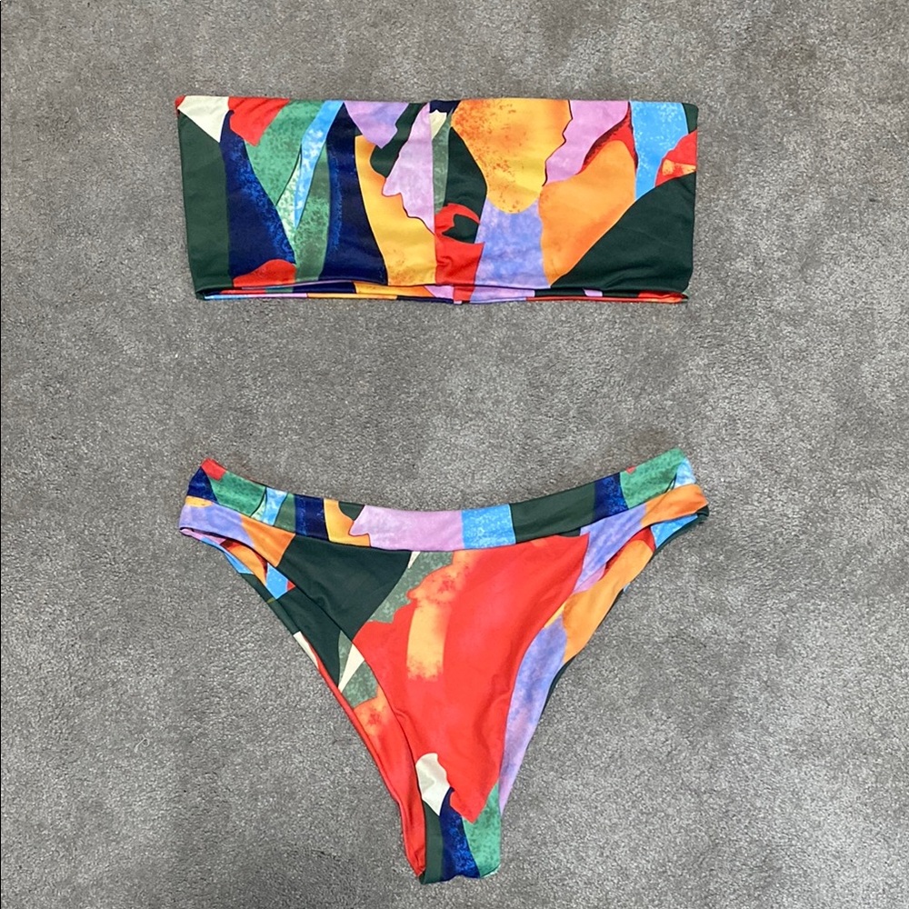 Colorful Abstract Bikini Set
